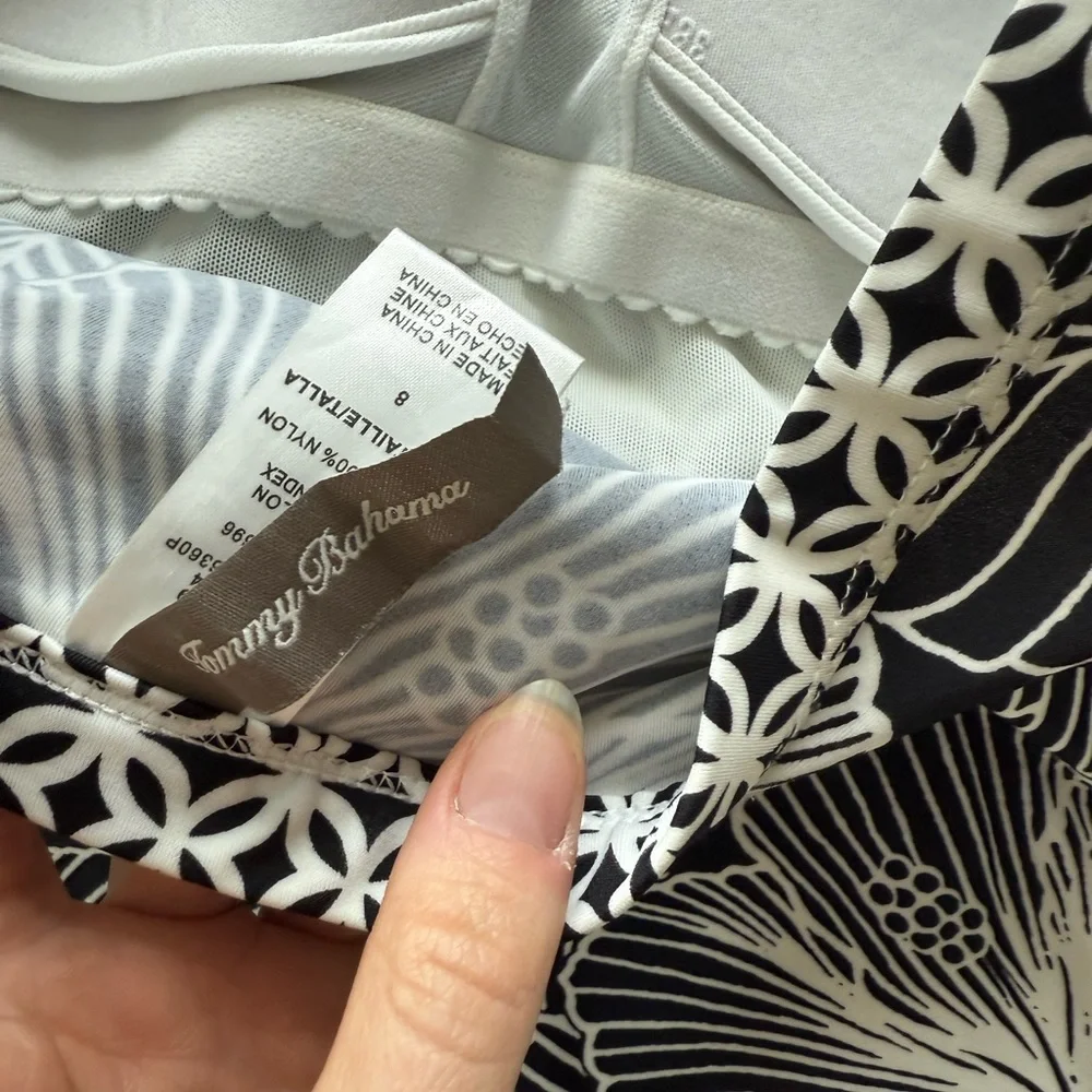 Tommy Bahama Leaf Print Swimsuit